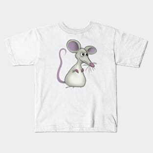 Cute Rat Drawing Kids T-Shirt